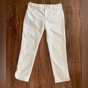 White Cropped Pants ‘Anthropologie’